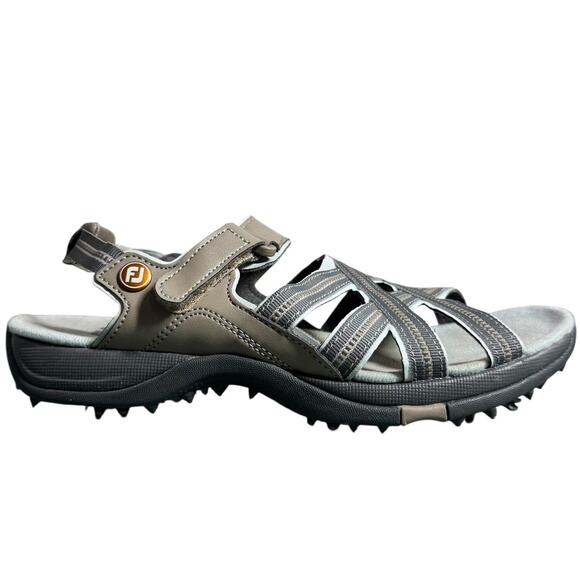 FootJoy Shoes - Footjoy Golf Sandals Women 7M Tan/Light Gray Sport STYLE#48446 Sport Active